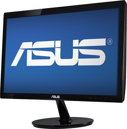 Asus - 20" Widescreen Flat-Panel LED HD Monitor - Black N4