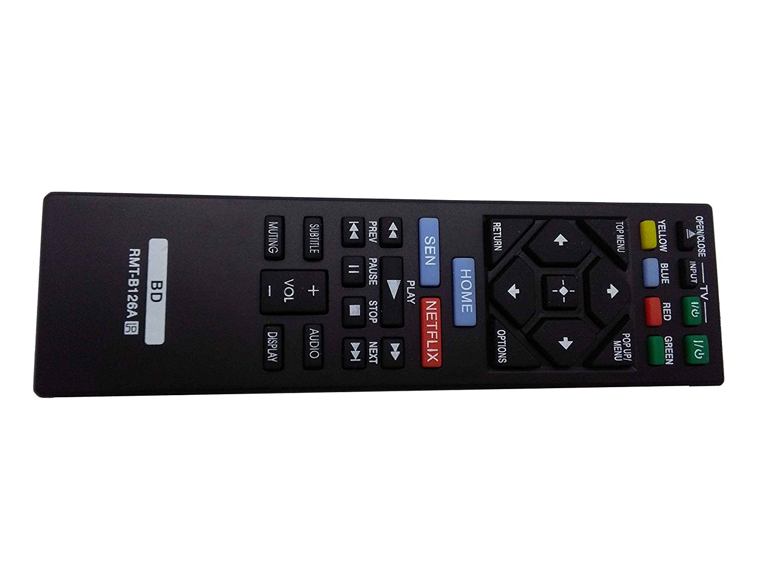 New Replacement Remote Control RMT-B126A For SONY Blu-Ray DVD Player ...