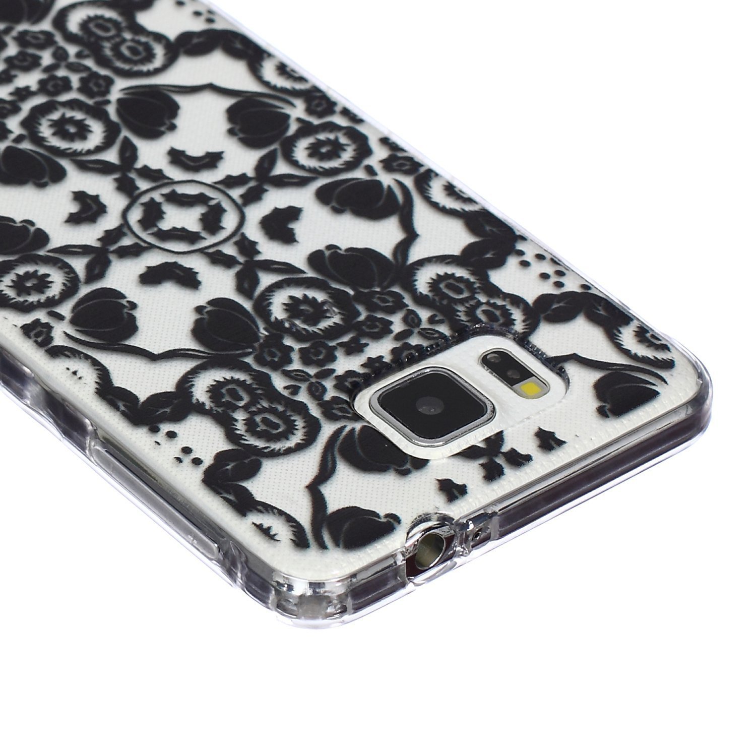 J7 Case, Firefish Colorful Pattern TPU Durable Soft TPU Back [Soft-Flex ...