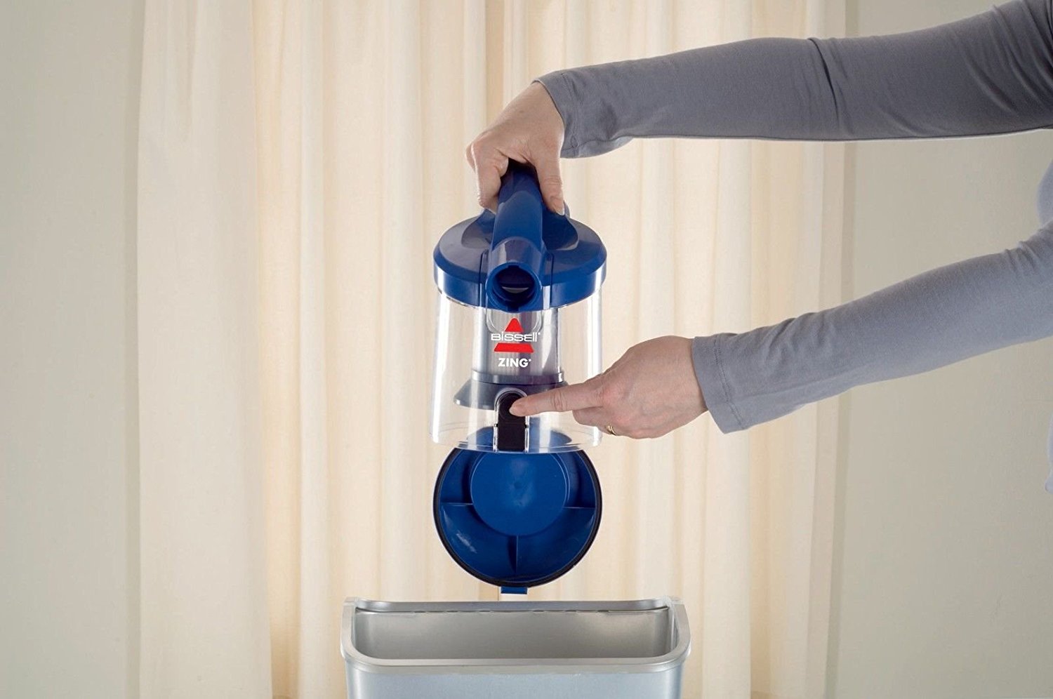 Bissell Zing Bagless Canister Vacuum, Caribbean Blue N3 free image download