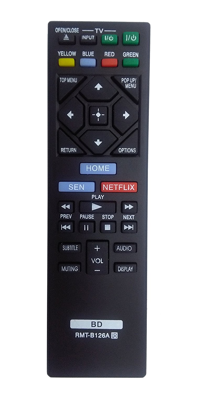 New Replacement Remote Control Rmt B A For Sony Blu Ray Dvd Player