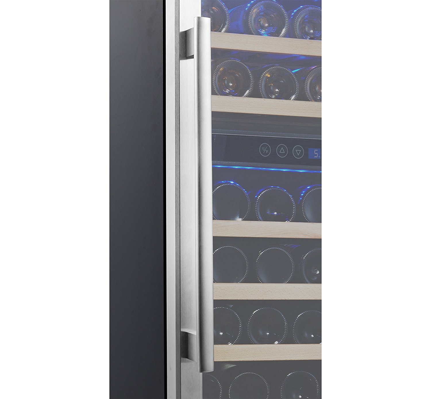 Kalamera 15'' Wine refrigerator 30 Bottle Builtin or Freestanding with