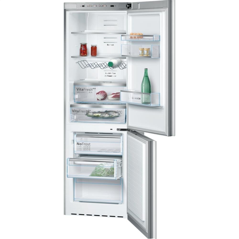 Bosch B10CB80NVW: 24" Glass Door Counter-Depth Bottom Freezer ...