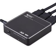 Tendak HDMI Splitter 1 in 2 out HDMI Splitter Amplifier for Dual Display Support Ultra HD 4K x 2K, 3D, Full HD... N17
