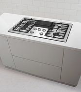 Frigidaire RC36DG60PS 36" Built In Downdraft Gas Cooktop with 4 Sealed Burners in Stainless Steel N7