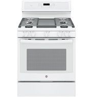 GE PGB911DEJWW Profile 30" White Gas Sealed Burner Range - Convection N3