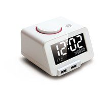 IRISTIME Homtime C1 Alarm Clock Bluetooth Speaker Dual Port USB Charging Station Phone Charger Home Dimmable Alarm... N6