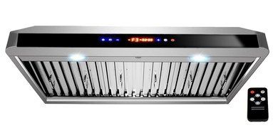 AKDY 36" AZ-1801A-90 Under Cabinet Stainless Steel Range Hood Touch Panel Control N2