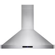 Golden Vantage 30" Wall Mount LED Display Touch Control High Quality Stainless Steel/Tempered Glass Vent Ductless... N9