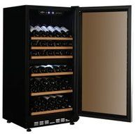 Koolatron WC68DZ Koolatron 68 Bottle Dual Zone Elite Series Wine Cellar, Black/Silver