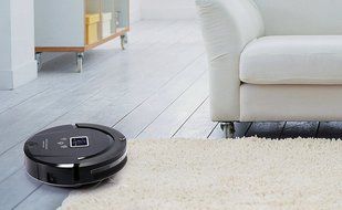 Amtidy A320 Mini Automatic Robot Vacuum - Black N4