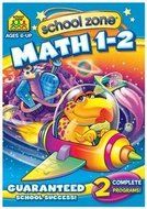SCHOOL ZONE MATH 1-2 SOFTWARE (WIN XPVISTAWIN 7/MAC OS X10.6 OR LATER)