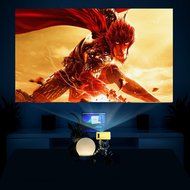 OEM A1 LED LCD (QVGA) Mini Video Projector - US Version (Includes Warranty) - White/Yellow (FP3224A1WY) N5