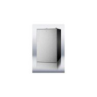 Summit CM421BLSSHH 20" Top Freezer Refrigerator With 4.1 cu. ft. Capacity Factory Installed Lock Manual Defrost... N2