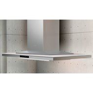 Zephyr 36W in. Layers Island Range Hood with White Glass