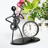 Musical instrument fashion creative iron clock C70