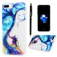 Badalink iPhone 7 Plus Case (5.5") Shockproof Drop Protection Soft TPU Flexible Easy Grip Bumper Slim Protective... N30