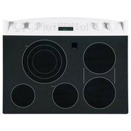 GE JS750DFWW 30" White Electric Slide-In Smoothtop Range - Convection N2