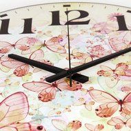 Beautiful Butterfly Wall Decoration Watch Clock Home Decoration Silent Wall Clock N4