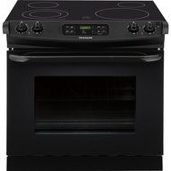 Frigidaire FFED3025PB30" Black Electric Drop-In Smoothtop Range N2