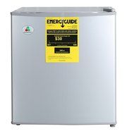 Conbridge CBBC -48SFOA 1.7 Cu.Ft. Compact Refrigerator With Ice-box,Silver N3