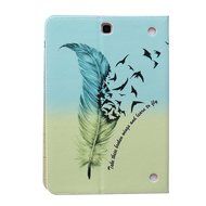 Galaxy Tab 4 10.1 Case, High Quality PU Leather Wallet Case [Card Slots] Damage Resistance and Kickstand Feature... N264