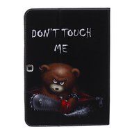 Galaxy Tab 4 10.1 Case, High Quality PU Leather Wallet Case [Card Slots] Damage Resistance and Kickstand Feature... N268