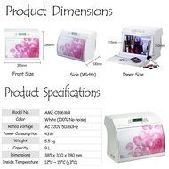 New AMEX Mishell AME-0106WR Cosmetics Cooler Mini Fridge 9.6L N3