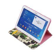 Galaxy Tab 4 10.1 Case, High Quality PU Leather Wallet Case [Card Slots] Damage Resistance and Kickstand Feature... N286