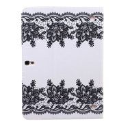 Galaxy Tab 4 10.1 Case, High Quality PU Leather Wallet Case [Card Slots] Damage Resistance and Kickstand Feature... N296