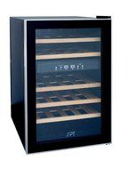 SPT WC-2463W Dual-Zone Thermo-Electric Wine Cooler with Wooden Shelves (24 Bottles) N2