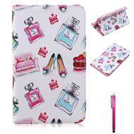 Galaxy Tab 4 10.1 Case, High Quality PU Leather Wallet Case [Card Slots] Damage Resistance and Kickstand Feature... N299