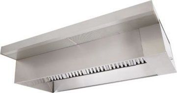 8' Commercial Kitchen Ventilaiton Restaurant Hood Package, which included wall mount box Canoy hood, roof top... N2
