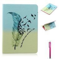 Galaxy Tab 4 10.1 Case, High Quality PU Leather Wallet Case [Card Slots] Damage Resistance and Kickstand Feature... N319