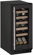 U-Line U1215WCB00B 1000 Series Built-In Wine Cooler with 24 Bottle Capacity, in Black N2