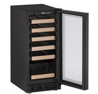 U-Line U1215WCB00B 1000 Series Built-In Wine Cooler with 24 Bottle Capacity, in Black N3