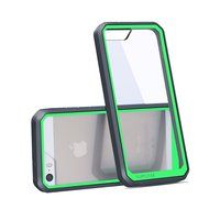 iPhone 6 6S TPU Case,TYoung(TM) 2 in 1 Set Soft TPU Flexible Silicone Frame + Transparent Clear Hard PC Back [... N57