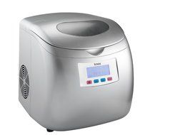 Knox Portable Compact Ice Maker w/LCD Display (Silver) - 2.8-Liter Water Reservoir, 3 Selectable Cube Sizes -... N8