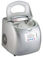 Knox Portable Compact Ice Maker w/LCD Display (Silver) - 2.8-Liter Water Reservoir, 3 Selectable Cube Sizes -... N9