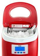 Knox Portable Compact Ice Maker w/LCD Display (Silver) - 2.8-Liter Water Reservoir, 3 Selectable Cube Sizes -... N10