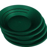 SE GP1001BL 10-Inch Plastic Gold Mining Pan Black N2