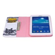 Galaxy Tab 4 10.1 Case, High Quality PU Leather Wallet Case [Card Slots] Damage Resistance and Kickstand Feature... N355