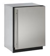 U-Line U2224RS00B 4.9 cu. ft. Built-in Compact Refrigerator, Stainless Steel
