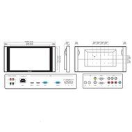 Phillips 46&quot; Professional Widescreen HDMI Full HD 1920 x 1080p Multimedia LCD Monitor BDL4640E N5