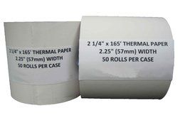 2 1/4&quot; x 150&#039; Thermal Paper (50 Rolls)