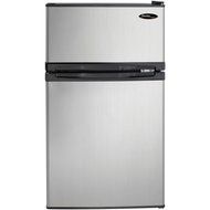 Danby DCR031B1BSLDD 3.1 cu. ft. 2 Door Compact Refrigerator, Steel N4