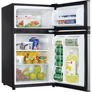 Danby DCR031B1BSLDD 3.1 cu. ft. 2 Door Compact Refrigerator, Steel N5