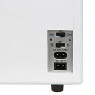 Portable Mini Fridge Cooler and Warmer (Auto, Car, Boat, Home, Office, AC &amp; DC), White N3