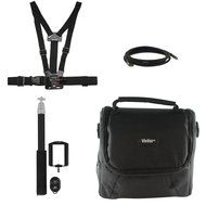 GoPro HERO HD with 32GB Deluxe Accessory Bundle + Selfie + Chest Strap + Sony 32GB Card