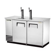 True Food Service Equipment TDD-2-S Draft Beer Cooler, (2) keg capacity, s/s counter top, stainless